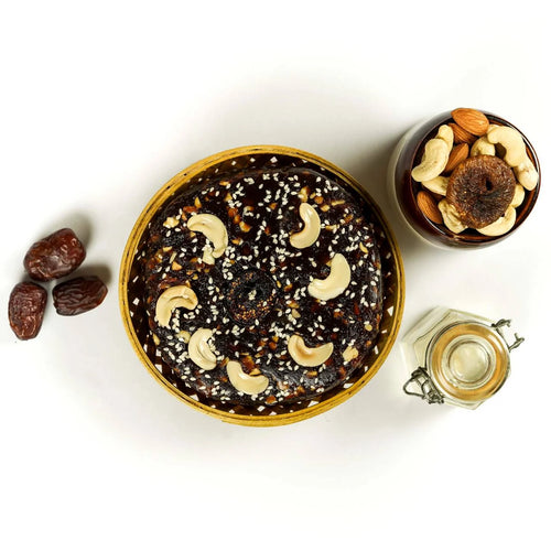 Kerala Dry Fruit Halwa 1kg | Made with Pure Coconut Oil | Rich & Chewy Kozhikode Sweet | Loaded with Premium Nuts